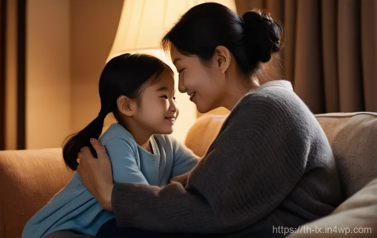 부모와의 부 대화에서 솔직함 유지하기 - **Prompt:** A cheerful outdoor scene depicting a Thai family (father, mother, and their adult child ...